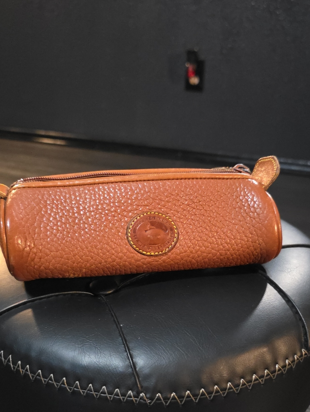 Vintage Dooney & Bourke Leather Makeup Roll
